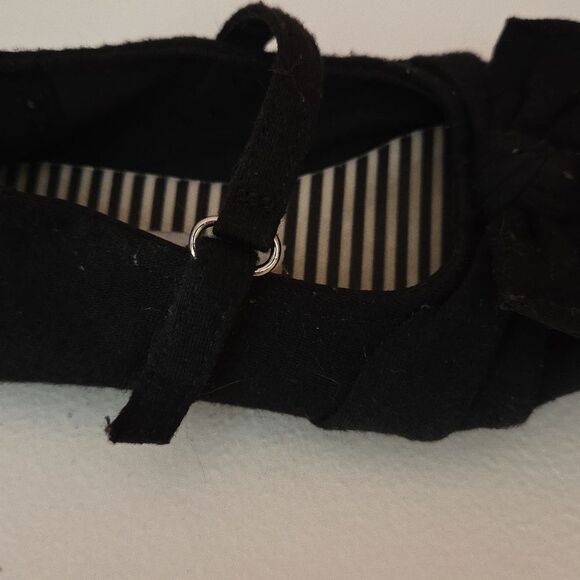 SmartFit Anna Wrap Ballet Black Shoes Size 5.5 - Picture 2 of 7